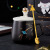 Tifan Creative Planet Ceramic Cup Internet Celebrity Spaceman Mug with Hand Gift Office Coffee Cup Gift Box Wholesale