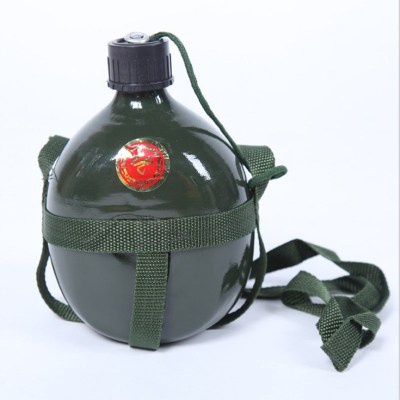 87 Army Green Kettle Aluminum Army Fan Outdoor Travel Kettle Thickened and LargeCapacity Kettle Military Training Kettle