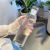 Internet Celebrity Plastic Cup Drinking Target Junior High School Student Female Ins Minimalist Water Cup Goodlooking