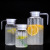 Cold Water Jug Acrylic Jug Large Capacity Stripe Juice Jug Cocktail Shake Drop Resistant Heat Resistant Cool Water Pot