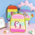 Sugar Bag Children's Cute Schoolbag Large Laser Cartoon Silicone Deratization Pioneer Backpack Decompression Toy Bag