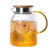 Glass Hot and Cold Large Capacity Refrigerator Refrigerated Water Pitcher Water Cup Set Stainless Steel Bamboo Cover