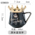 Creative Crown Ceramic Cup Coffee Cup with Lid Nordic Gold Pattern Couple Mark Cup Big Belly Cup Gift