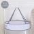 Household Laundry Basket Covered Foldable Windproof Drying Basket Tile Underwear Socks Clothes Drying Net Double-Layer Mesh Bag Artifact