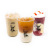 90 Disposable Transparent Milk 700M Milky Tea Cup New Plastic Cup Pearl Drink Packaging Cup Frosted