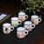 Small Ceramic Cup 75ml Nostalgic Imitation Enamel Tea Cup Wine Cup Ceramic Cup Gift Gifts Logo Gift Wholesale