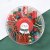 Christmas Creative Clip Long Tail Clip Pushpin Four-Grid round Box Stationery Combination Red Green Gold Cultural Creative Binding Gift