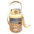 LargeCapacity Water Cup Internet Popular Summer Girls' Large Kettle Portable and Cute Bear Strap Double Drinking Cup