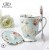 Floris British Style Ceramics Cup Mug Coffee Cup Bone China Cup Fashion Tea Cup Office Cup Creative Cup