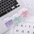 INS Style Macaron Color Boxed Clip Creative Set Boat Pin Wholesale Plastic Office Binding Paper Clip