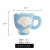 New Ins Hand Pinch Cup Hand Painted Blue Sky White Clouds Cup Ceramic Afternoon Tea Snack Plate Breakfast Milk Cup