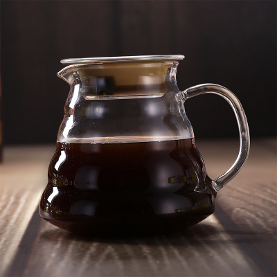 Coffee Pot Cloud Pot Water Pot Coffee Percolator Hand Punch Set V60 Glass Coffee Maker Glass Teapot