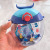 Children 'S Donut Plastic Kettle Rope Holding Primary School Student Cup Cute Round Kindergarten Straw Cup Drinking Cup