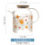 Glass Cold Water Bottle Cold Water Jar Set Juice Scented Tea Fruit Teapot Tea Making Device Large Capacity Tea Cup Tray