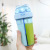 Cute One Cup Double Drink Plastic Cup Portable Partitioned Box Children Student Water Cup Girl Heart Fresh Straw Cup