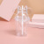 New Double Wall Cooling Plastic Cup Creative Minnie Bow Lid Water Cup Transparent Children 'S Straw Cup Gift Wholesale