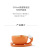 Gift Girlfriend Mid-Autumn Festival Spring Festival Autumn Forest Fox Fallen Leaves Cup Pot Combination Set Bronze Mug