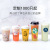 500/700ml Disposable Transparent Milk Tea Cup Plastic Takeaway Cup Frosted Heytea Packaging Cup