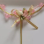 Super Artistic Country Trendy Pink Flower Ring Ribbon Flower Flower Happy Birthday Posing Props Cake Plug-in for Party