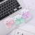 INS Style Macaron Color Boxed Clip Creative Set Boat Pin Wholesale Plastic Office Binding Paper Clip