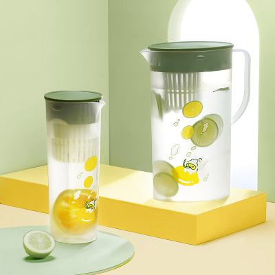 Large Capacity Household Kettle Summer High Temperature Resistant Teapot Lemon Toner Cooling Bucket Cold Water Jar Set