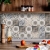 3D Crystal Glue Three-Dimensional Wall Stickers Waterproof Oil Stain Kitchen Wall Sticker Self-Adhesive Adhesive-Dripping Wall Poster