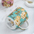 Creative Porcelain Cup Mug with Lid Coffee Cup Flower Gift Cup Logo Promotion