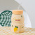 Japanese Milk Bottle Ceramic Cup Yiliduo Mug with Straw Small Gift Water Cup Couple Home Cup