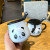 Cute Panda Creative Japanese Mug with Cover Spoon Ceramic Cup Household Coffee Couple Water Cup Pair