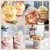 Bobo Cup Wholesale Disposable Cake Box Subnet Red Chopsticks Cup Type Milky Tea Cup Baking Ovaltine Cup 360