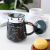 New Creative Mirror Cup Mirror Cover Office Handle Ceramic Water Cup Advertising Activity Gift Mug with Lid