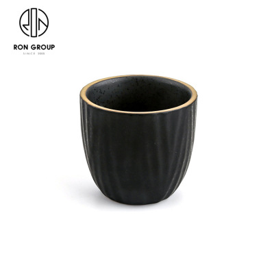 Creative Simple Cross-Border Wholesale Ceramic Tableware Hotel Restaurant New Japanese Tea Coffee Wine Pottery Clay Cup