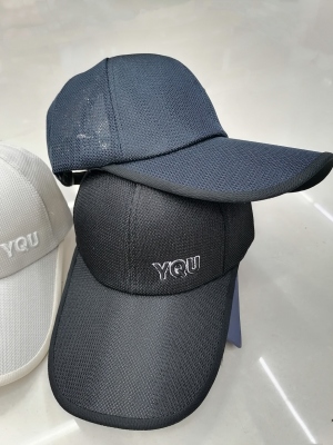 2022 New Simple All-Matching Baseball Cap Men's Summer Mesh Cap Sun-Proof and Breathable Sun-Poof Peaked Cap