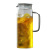 Water Pitcher Cup Used in Home Glass Cold Water Jug Nordic Large Capacity Transparent Cold Boiled Water Cup Retro Cute