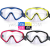  Protective Eyewear Eye Mask Silicone Diving Mask Full Dry Snorkeling Three Pieces Swimming Glasses Supplies