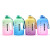 Fat Cup Large Capacity Plastic Outdoor Drinking Glass Gradient Color Frosted Sports Fitness Bottle Tons Barrels
