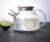 Cold Water Kettle Set HeatResistant Glass Water Pitcher Milk Juice Jug Thickened with Cover Cool Water Pot Transparent