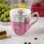 Miranda Bone-China Cup Mug Ceramic Cup Large-Capacity Water Cup Breakfast Cup European Coffee Cup Ceramic Cup Gift Box