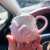 Summer 2020 Cup Pink Cherry Cat Cute Cat Cup Glass Straw Cup Mug Portable Thermos Cup