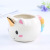 Ceramic Cup Rainbow Mug Coffee Cup with Lid Cute Emotion Cup Tea Cup Advertising Gift Unicorn Cup