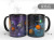 Starry Sky Solar System Earth Heating Water Discoloration Cup Ceramic Mug Gift 12 Constellation Manufacturer