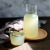 Japanese Transparent Drinking Water Bottle with Single Cup Ins Breakfast Glass Cup Straight Milk Juice Glass Cup Set
