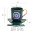 Moroccan Coffee Cup Ceramic Water Cup European Style Cup and Saucer Set Home Office Gift Restaurant Afternoon Tea Cup