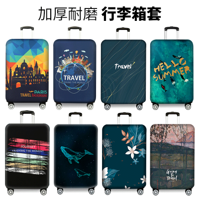 Cartoon Luggage Case Travel Case Protective Cover Dust Cover Elastic Case Cover Suitcase Suite Trolley Case Sleeve