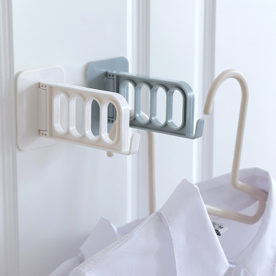 Creative Foldable Door Rear Hook Household Invisible Clothes Hook Coat Hook Plastic Wall Hanger Storage Hook