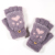 Guardian God Autumn and Winter  Style Cotton Fiber Mink Velvet Lint-Free Cartoon Cute Bear Catch Half Finger Flip Gloves