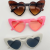 New Peach Heart Children's Fashion Sunglasses Personalized Boys and Girls Kids' Sunglasses Outdoor Sun-Shade Glasses