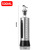 Glass with Scale Stainless Steel Oil Bottle Kitchen Soy Sauce and Vinegar Cooking Wine Seasoning Bottle Non-Leaking Oiler