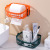1776 Wall-Mounted Roll Paper Extraction Box Punch-Free Sundries Storage Storage Rack Tissue Holder Toilet Tissue Box