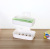 Punch-Free Drain Soap Box Transparent Sticky Wall-Mounted Double Layer Drain Soap Box Toilet Drain Soap Holder